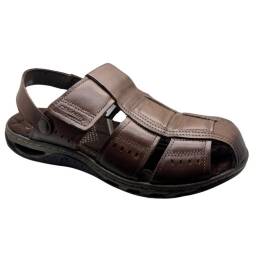 Sandalias De Cuero Para Hombres Pegada