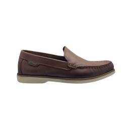 Zapato Mocasin Casual De Cuero Para Hombre Comodo Pegada