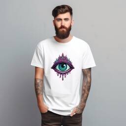 Remera Estampada 100% algodn EYE