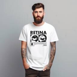 Remera Estampada 100% algodn Retina