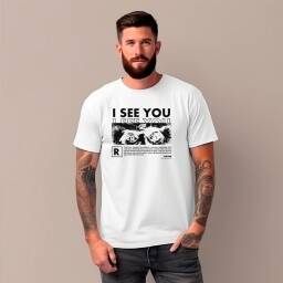 Remera Estampada 100% algodn ISeeYou