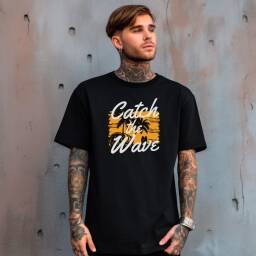 Remera Camisetas Estampada 100% algodn catch the wave