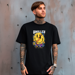 Remera Camisetas Estampada 100% SMILLEY