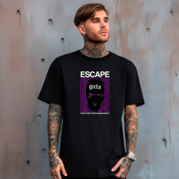 Remera Camisetas Estampada 100% ESCAPE