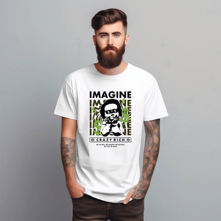 Remera Estampada 100% algodn Imagine