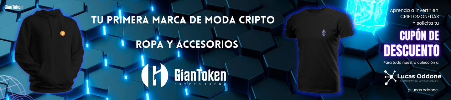 GianToken Moda Cripto - Ropa y Accesorios 